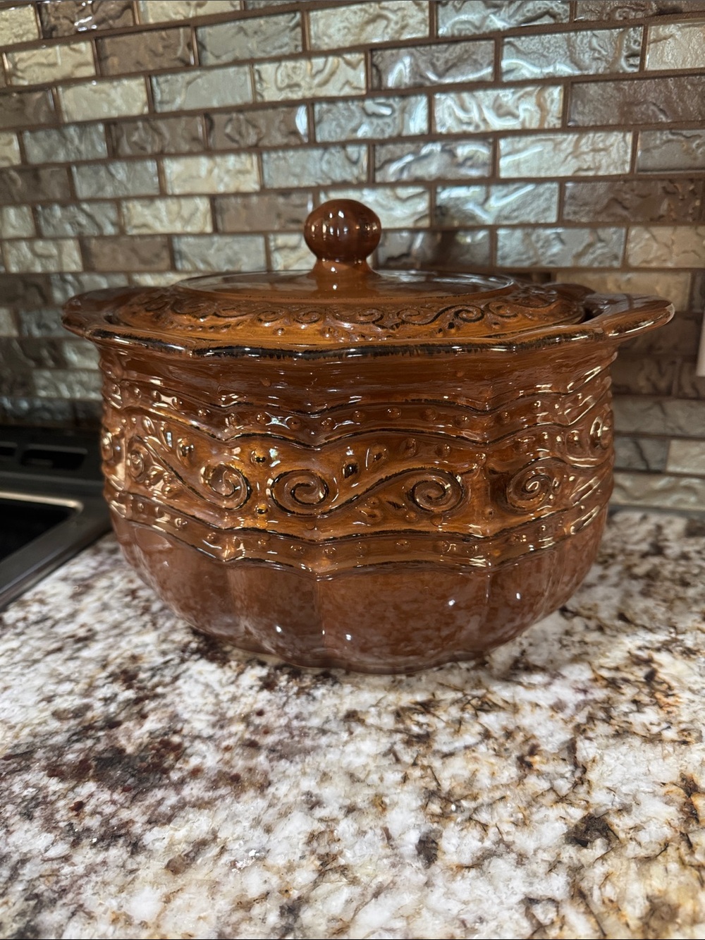 Celebrating Home Casserole Bean Pot